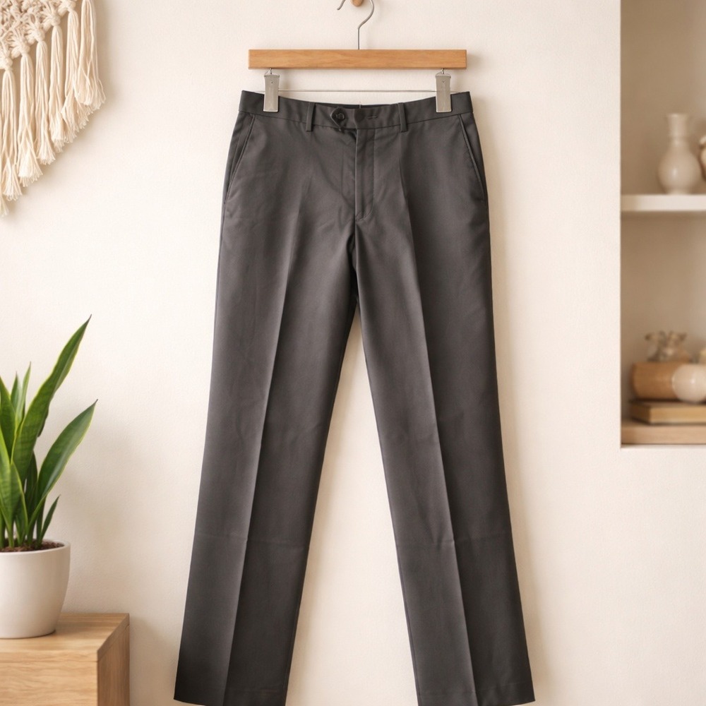 Hart Schaffner Marx 100% Wool Dress Pants Men's 34R‎ Brown Formal Career